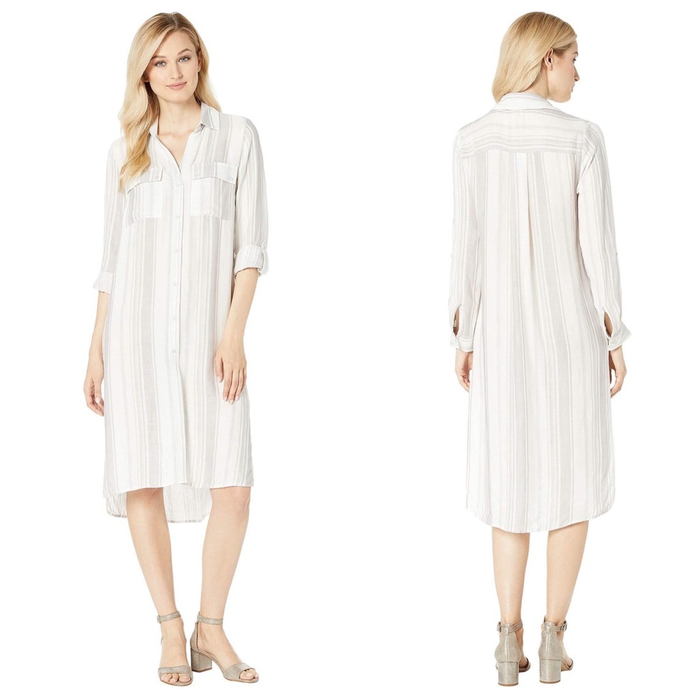 Jones New York Crossover Back Tunic Stonestripe